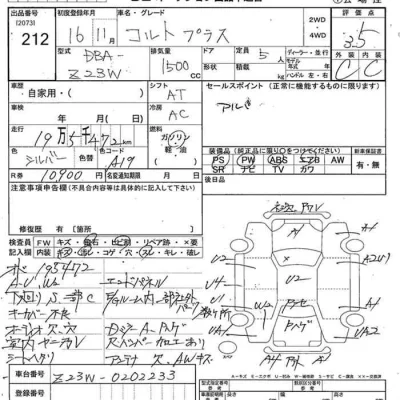 Mitsubishi COLT PLUS  с аукциона в Японии