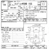 Subaru IMPREZA лот № 196 оценка 3.5  с аукциона в Японии 7