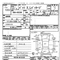 Toyota PASSO лот № 1053 оценка 3  с аукциона в Японии 7