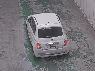 Fiat 500  с аукциона в Японии