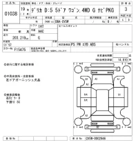 Mitsubishi DELICA D5 лот № 1038 оценка 3  с аукциона в Японии 5