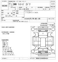 BMW 1-Series лот № 6366 оценка 3.5  с аукциона в Японии 5