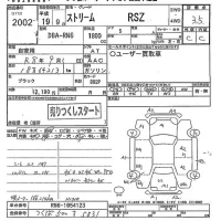 Honda STREAM лот № 2002 оценка 3.5  с аукциона в Японии 9