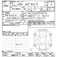Suzuki HUSTLER лот № 3082 оценка 4  с аукциона в Японии 9