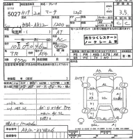 Nissan MARCH лот № 5027 оценка 3.5  с аукциона в Японии 9