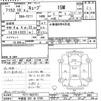 Nissan CUBE лот № 7152 оценка 3.5  с аукциона в Японии 8