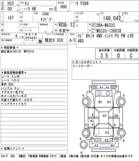 Nissan MOCO лот № 3318 оценка 3.5  с аукциона в Японии 5
