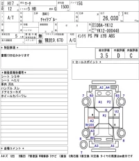 Nissan MARCH лот № 8564 оценка 3.5  с аукциона в Японии 5