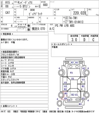 Subaru GOLF ALLTRACK лот № 8012 оценка 3  с аукциона в Японии 5