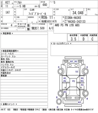 Suzuki ALTO лот № 3076 оценка 3.5  с аукциона в Японии 5