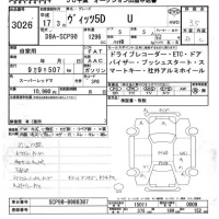 Toyota VITZ лот № 3026 оценка 3.5  с аукциона в Японии 7