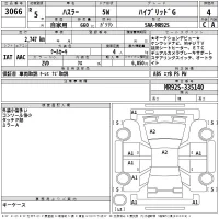 Suzuki HUSTLER лот № 3066 оценка 4  с аукциона в Японии 2