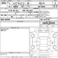 Daihatsu MOVE CANBUS лот № 3056 оценка 5  с аукциона в Японии 2