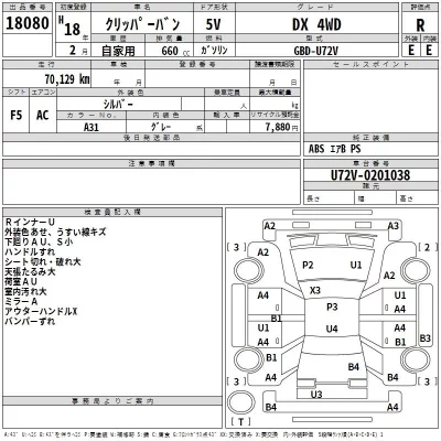 Nissan CLIPPER VAN  с аукциона в Японии