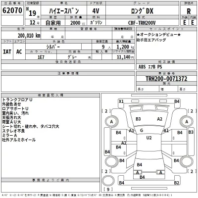 Toyota HIACE VAN  с аукциона в Японии
