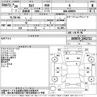 Toyota CAMRY лот № 70071 оценка R  с аукциона в Японии 2