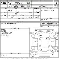 Audi A1 лот № 5032 оценка 4  с аукциона в Японии 2