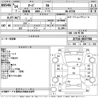 Toyota OPA лот № 80546 оценка 3.5  с аукциона в Японии 2