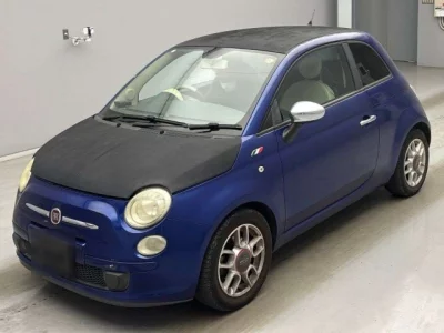 Fiat 500C  с аукциона в Японии