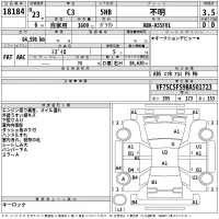 Citroen C3 лот № 18184 оценка 3.5  с аукциона в Японии 2