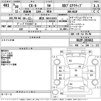 Mazda CX-8 лот № 481 оценка 3.5  с аукциона в Японии 2