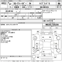 Toyota COROLLA FIELDER лот № 4412 оценка RA  с аукциона в Японии 2