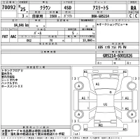 Toyota CROWN лот № 70092 оценка RA  с аукциона в Японии 2
