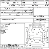 Daihatsu MIRA лот № 78007 оценка R  с аукциона в Японии 2