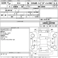 Daihatsu TANTO лот № 3239 оценка 3.5  с аукциона в Японии 2
