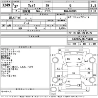 Daihatsu WAKE лот № 3249 оценка 3.5  с аукциона в Японии 2