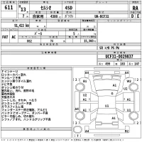 Toyota CELSIOR лот № 611 оценка RA  с аукциона в Японии 2