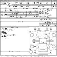 Mitsubishi DELICA D5 лот № 4115 оценка 3  с аукциона в Японии 2