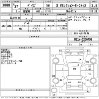 Nissan DAYZ лот № 3088 оценка 3.5  с аукциона в Японии 2