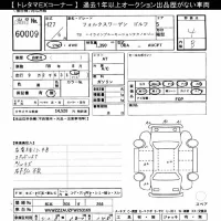 Volkswagen Golf лот № 60009 оценка 4  с аукциона в Японии 11