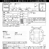 Toyota WINDOM лот № 70288 оценка R  с аукциона в Японии 10