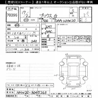 Toyota Prius лот № 70396 оценка 3.5  с аукциона в Японии 6