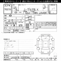 Daihatsu MOVE лот № 70379 оценка 3.5  с аукциона в Японии 10