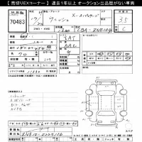 Toyota WISH лот № 70483 оценка 3.5  с аукциона в Японии 10