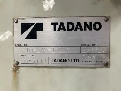 TADANO CRANE