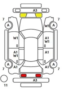 Mercedes-Benz C CLASS лот № 33520 оценка 4  с аукциона в Японии 9