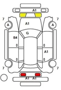 Audi A1 лот № 36009 оценка 3.5  с аукциона в Японии 11