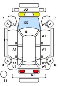 Volkswagen Golf лот № 32038 оценка 4  с аукциона в Японии 11