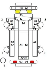 Subaru SAMBAR лот № 10517 оценка R  с аукциона в Японии 11