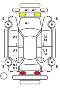 Volvo S60 лот № 31008 оценка 4.5  с аукциона в Японии 11
