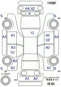 Honda STEP WAGON лот № 20099 оценка 3.5  с аукциона в Японии 11