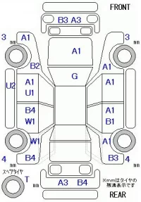 Daihatsu Be-Go лот № 28043 оценка 3  с аукциона в Японии 11