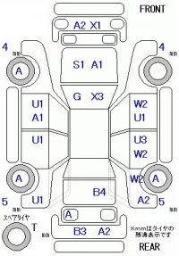 Honda VAMOS лот № 19043 оценка 3  с аукциона в Японии 5