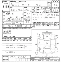 Nissan MARCH лот № 8158 оценка R  с аукциона в Японии 10
