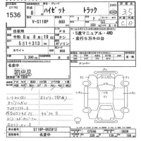 Daihatsu HIJET TRUCK лот № 1536 оценка 3.5  с аукциона в Японии 8