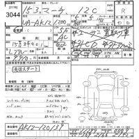 Nissan MARCH лот № 3044 оценка R  с аукциона в Японии 10